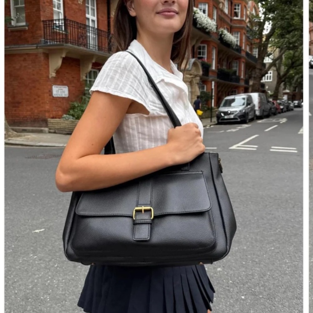 Brandy Melville Leather Buckle Bag